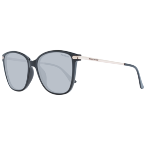 Skechers Rund Sonnenbrille SE6209 5501D in Schwarz – 45° Seitenansicht