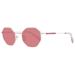 Gant Rechteck Sonnenbrille GA8097 5028S in Rosé Gold – 45° Seitenansicht