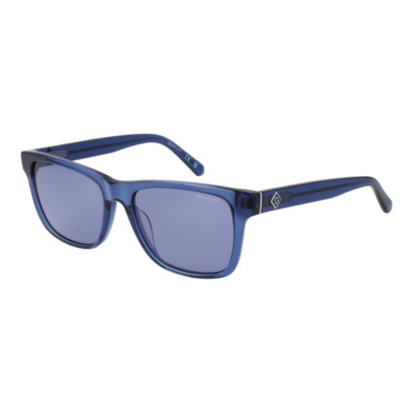 Gant Quadrat Sonnenbrille GA7227 5690V in Blau – 45° Seitenansicht