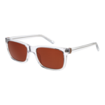 Guess Rechteck Sonnenbrille GU00066 5526E in Transparent – 45° Seitenansicht
