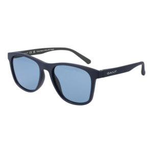 Gant Quadrat Sonnenbrille GA7235 5391V in Blau – 45° Seitenansicht