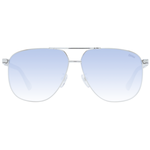 BMW Sonnenbrille BW0030 6116W – Frontansicht mit Metall Rahmen und Blau Gläsern