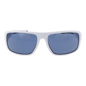 BMW Motorsport Sonnenbrille BS0023 6321M – Frontansicht mit Kunststoff Rahmen und Blau Gläsern