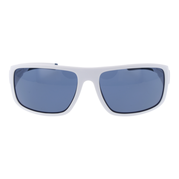 BMW Motorsport Sonnenbrille BS0023 6321M – Frontansicht mit Kunststoff Rahmen und Blau Gläsern