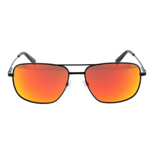 BMW Motorsport Sonnenbrille BS0026 5902U – Frontansicht mit Metall Rahmen und Grau Gläsern