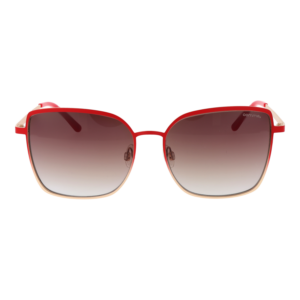 Comma Sonnenbrille 77160 5771 – Frontansicht mit Edelstahl Rahmen und Braun Gläsern