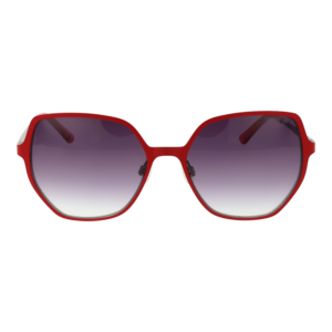 Comma Sonnenbrille 77169 55070 – Frontansicht mit Edelstahl Rahmen und Lila Gläsern