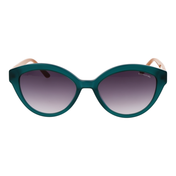 Comma Sonnenbrille 77185 5256 – Frontansicht mit Azetat Rahmen und Lila Gläsern