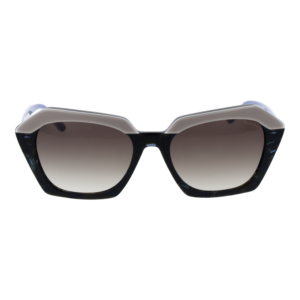 Comma Sonnenbrille 77189 5394 – Frontansicht mit Azetat Rahmen und Braun Gläsern