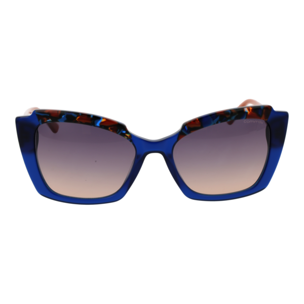 Comma Sonnenbrille 77191 5446 – Frontansicht mit Azetat Rahmen und Grau Gläsern