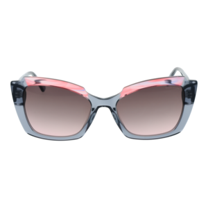 Comma Sonnenbrille 77191 5490 – Frontansicht mit Azetat Rahmen und Rosa Gläsern