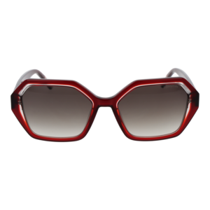 Comma Sonnenbrille 77192 5479 – Frontansicht mit Azetat Rahmen und Grün Gläsern