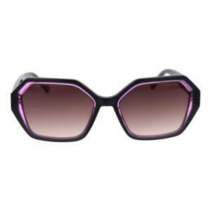 Comma Sonnenbrille 77192 5497 – Frontansicht mit Azetat Rahmen und Rosa Gläsern