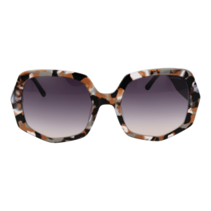 Comma Sonnenbrille 77194 5564 – Frontansicht mit Azetat Rahmen und Lila Gläsern