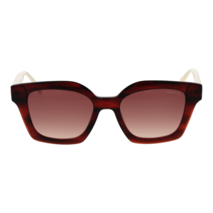 Comma Sonnenbrille 77197 5167 – Frontansicht mit Azetat Rahmen und Braun Gläsern