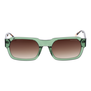 Comma Sonnenbrille 77209 5356 – Frontansicht mit Azetat Rahmen und Braun Gläsern