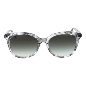 Comma Sonnenbrille 77213 5399 – Frontansicht mit Azetat Rahmen und Grün Gläsern