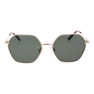 Comma Sonnenbrille 77215 5510 – Frontansicht mit Edelstahl Rahmen und Grau Gläsern