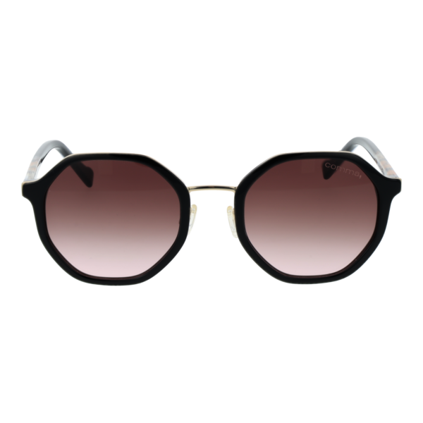 Comma Sonnenbrille 77220 5131 – Frontansicht mit Metall & Kunststoff Rahmen und Braun Gläsern