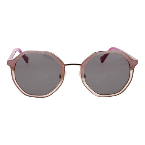 Comma Sonnenbrille 77220 5167 – Frontansicht mit Metall & Kunststoff Rahmen und Grau Gläsern