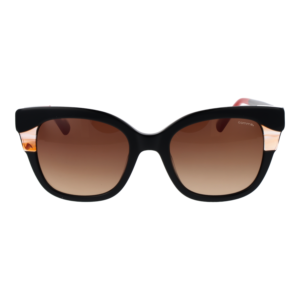 Comma Sonnenbrille 77222 5197 – Frontansicht mit Azetat Rahmen und Braun Gläsern