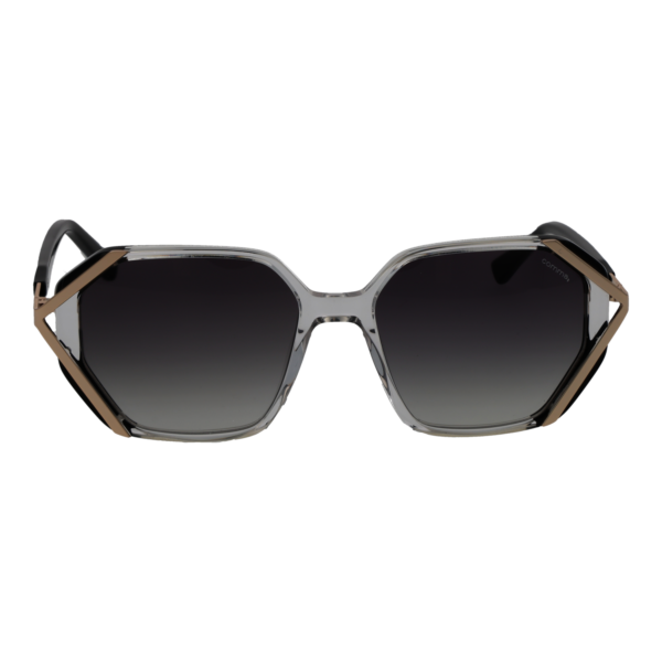 Comma Sonnenbrille 77225 5201 – Frontansicht mit Metall & Kunststoff Rahmen und Lila Gläsern