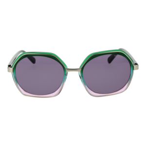 Comma Sonnenbrille 77226 5350 – Frontansicht mit Metall & Kunststoff Rahmen und Lila Gläsern