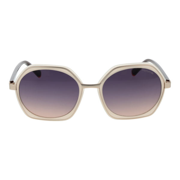 Comma Sonnenbrille 77226 5368 – Frontansicht mit Metall & Kunststoff Rahmen und Grau Gläsern
