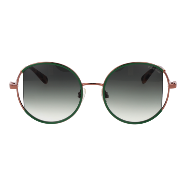 Comma Sonnenbrille 77230 5456 – Frontansicht mit Metall & Kunststoff Rahmen und Grau Gläsern