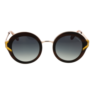 Comma Sonnenbrille 77235 4647 – Frontansicht mit Metall & Kunststoff Rahmen und Türkis Gläsern