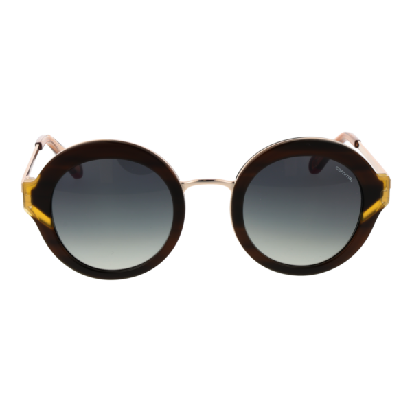 Comma Sonnenbrille 77235 4647 – Frontansicht mit Metall & Kunststoff Rahmen und Türkis Gläsern