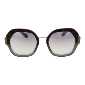 Comma Sonnenbrille 77236 5169 – Frontansicht mit Metall & Kunststoff Rahmen und Beige Gläsern