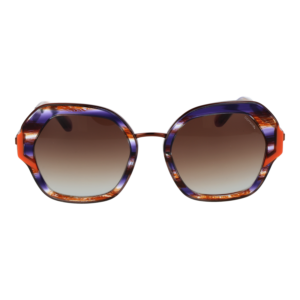 Comma Sonnenbrille 77236 5186 – Frontansicht mit Metall & Kunststoff Rahmen und Braun Gläsern