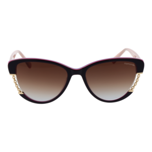 Comma Sonnenbrille 77238 5496 – Frontansicht mit Metall & Kunststoff Rahmen und Grau Gläsern