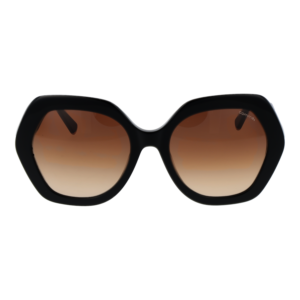 Comma Sonnenbrille 77239 5430 – Frontansicht mit Azetat Rahmen und Braun Gläsern