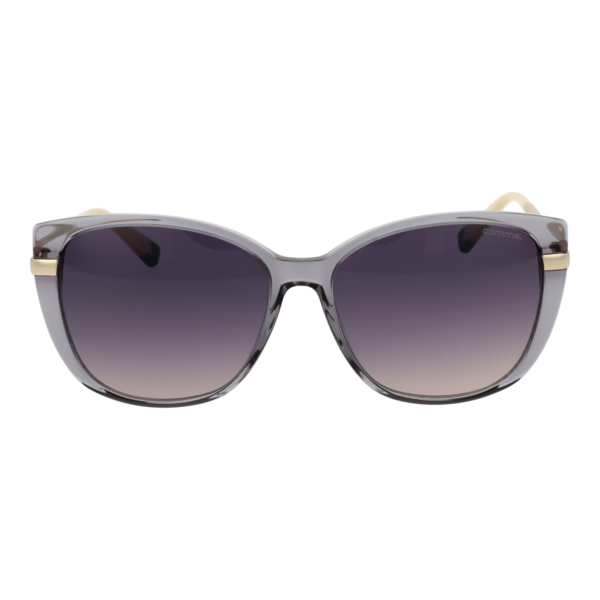 Comma Sonnenbrille 77243 5791 – Frontansicht mit Metall & Kunststoff Rahmen und Grau Gläsern