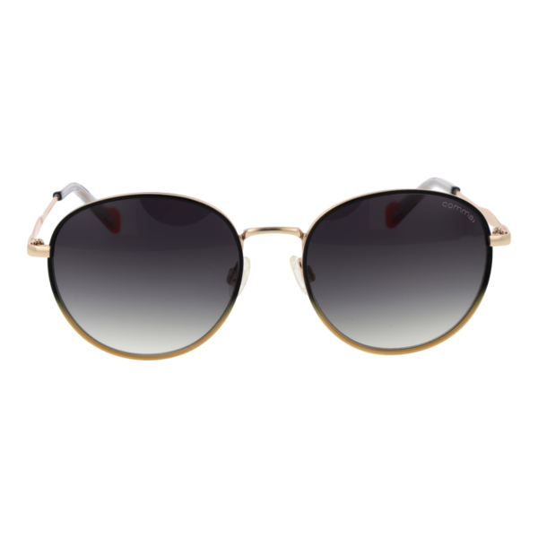 Comma Sonnenbrille 77244 5314 – Frontansicht mit Metall & Kunststoff Rahmen und Grau Gläsern