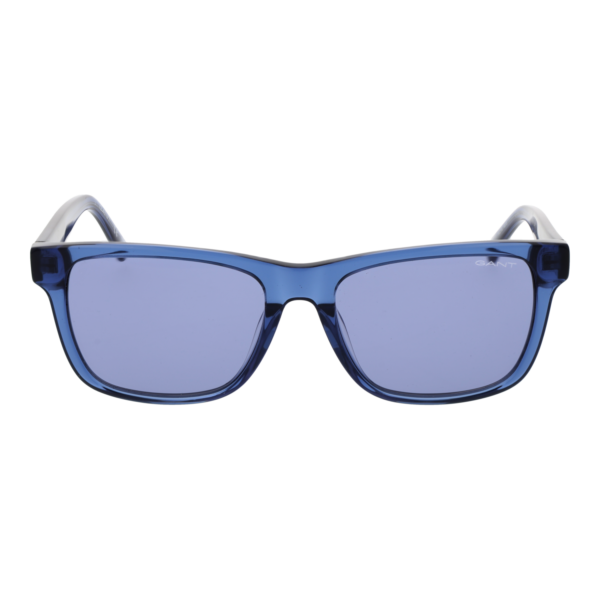 Gant Sonnenbrille GA7227 5690V – Frontansicht mit Azetat Rahmen und Blau Gläsern