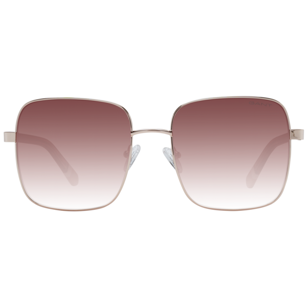 Gant Sonnenbrille GA8085 5828F – Frontansicht mit Metall Rahmen und Braun Gläsern