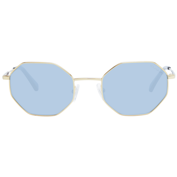 Gant Sonnenbrille GA8097 5030V – Frontansicht mit Metall Rahmen und Blau Gläsern