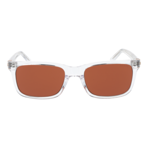 Guess Sonnenbrille GU00066 5526E – Frontansicht mit Kunststoff Rahmen und Orange Gläsern