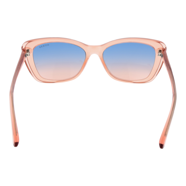 Rückansicht der Guess Sonnenbrille GU7774 5574W – Kunststoff Rahmen