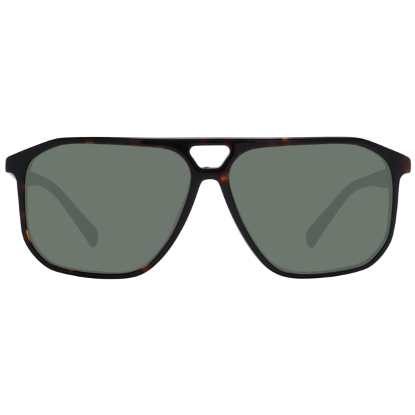 Harley-Davidson Sonnenbrille HD0962X 6052N – Frontansicht mit Kunststoff Rahmen und Grün Gläsern