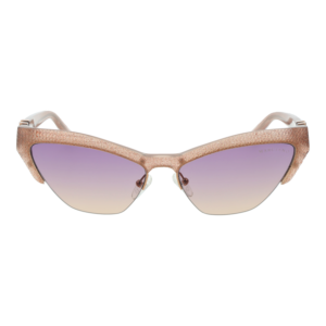 Marciano by Guess Sonnenbrille GM00006 5957Z – Frontansicht mit Azetat Rahmen und Lila Gläsern