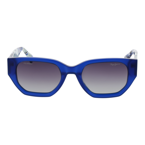 Pepe Jeans Sonnenbrille PJ7411 52646P – Frontansicht mit Metall Rahmen und Lila Gläsern