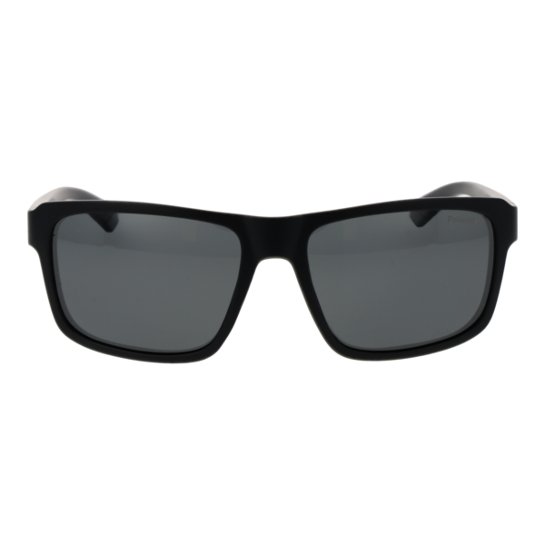 Polaroid Sonnenbrille PLD 2158/S 58807M9 – Frontansicht mit Polycarbonat Rahmen und Grau Gläsern