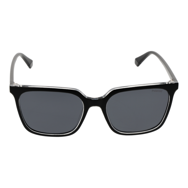 Polaroid Sonnenbrille PLD 4163/S 557C5M9 – Frontansicht mit Polycarbonat Rahmen und Grau Gläsern