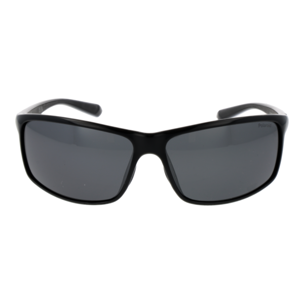 Polaroid Sonnenbrille PLD 7036/S 63807M9 – Frontansicht mit Polycarbonat Rahmen und Grau Gläsern