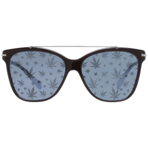 Police Sonnenbrille SPL404E556XKL – Frontansicht mit Metall & Kunststoff Rahmen und Blau Gläsern