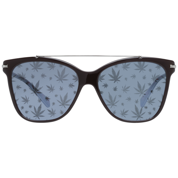 Police Sonnenbrille SPL404E556XKL – Frontansicht mit Metall & Kunststoff Rahmen und Blau Gläsern